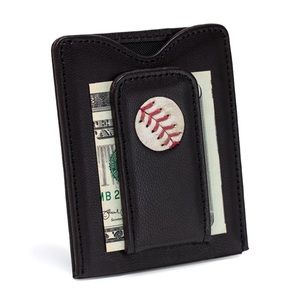 MBL game used Colorado Rockies money clip wallet